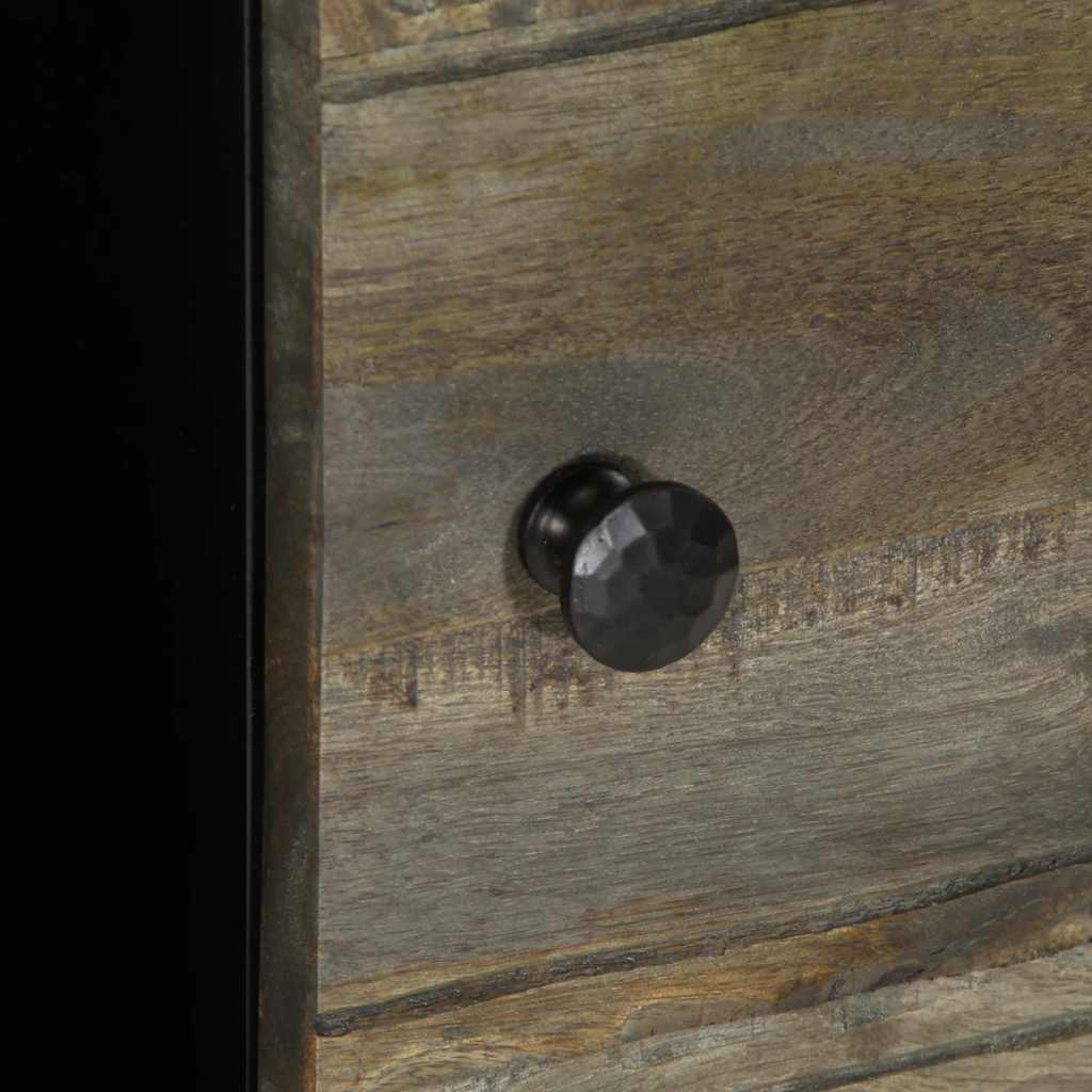 Buffet 80x33x75 cm bois massif de manguier - XIOS