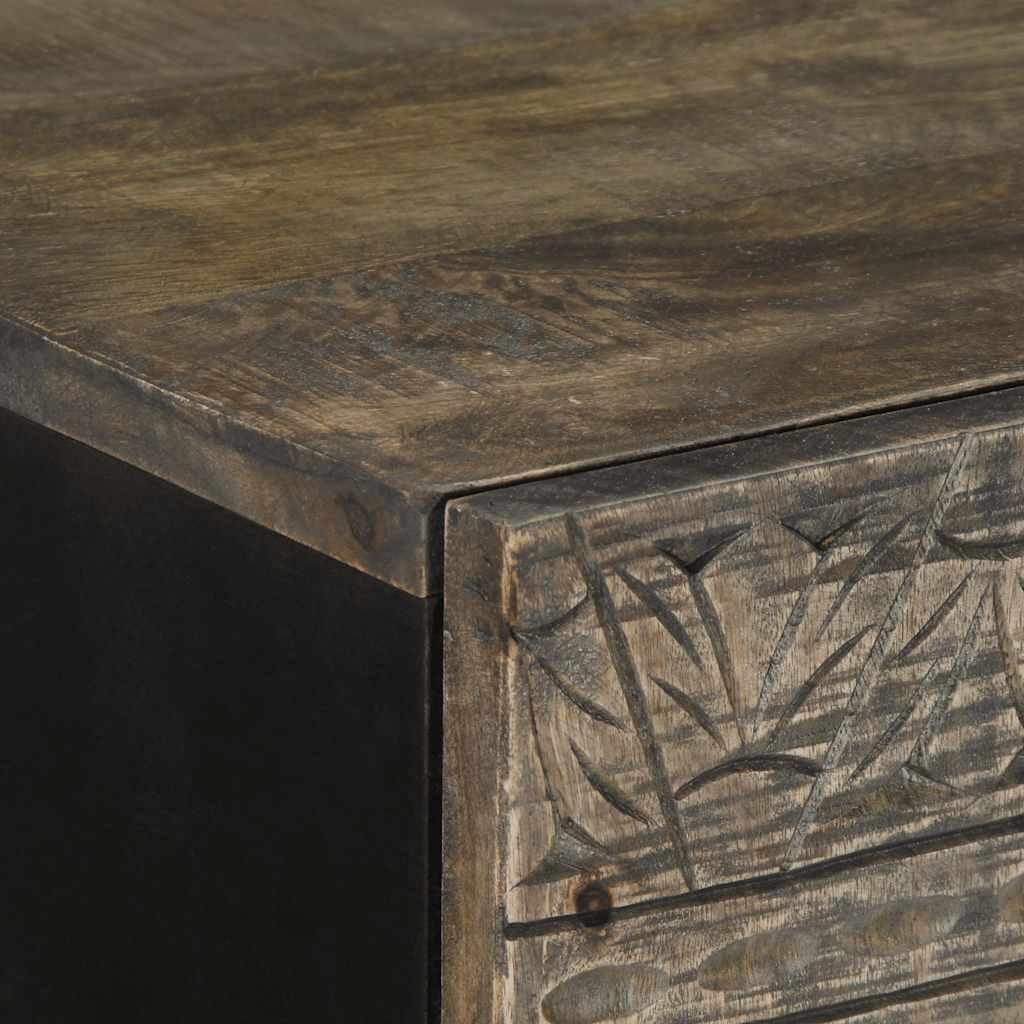 Buffet 60x33x100 cm bois de manguier massif - XIOS