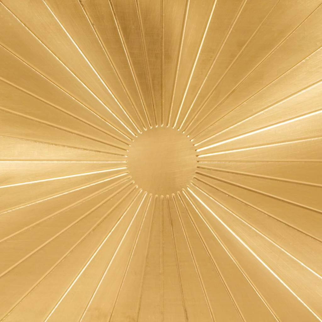 Table de chevet avec tiroir Noir et or 40 x 33.5 x 46 cm - XIOS