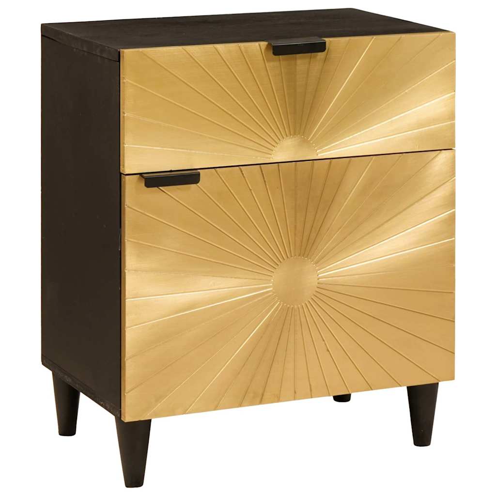 Table de chevet 50 x 33 x 60 cm Bois de mangue massif - XIOS