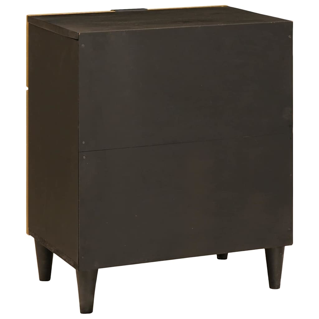 Table de chevet 50 x 33 x 60 cm Bois de mangue massif - XIOS