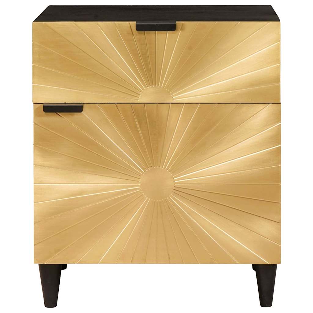 Table de chevet 50 x 33 x 60 cm Bois de mangue massif - XIOS