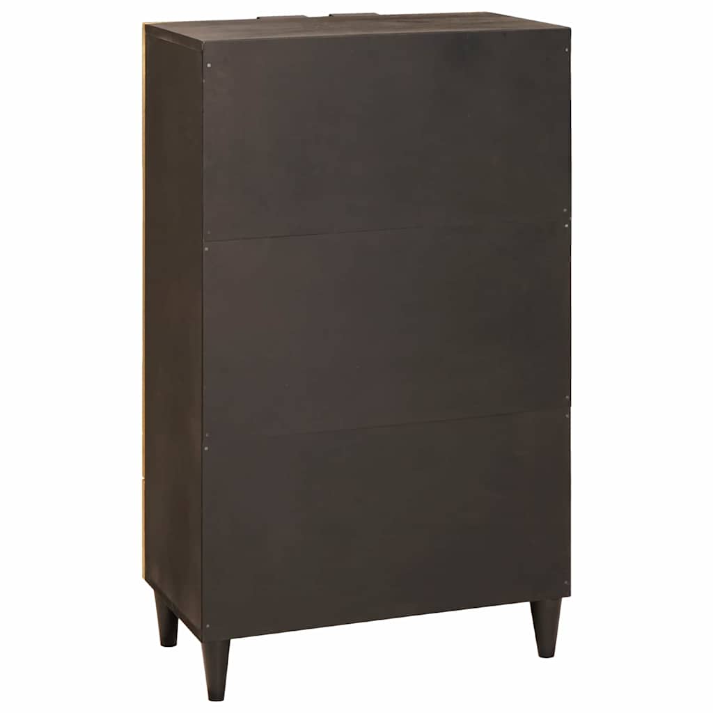 Meuble d'appoint avec tiroir Noir et or 60 x 33.5 x 100 cm - XIOS