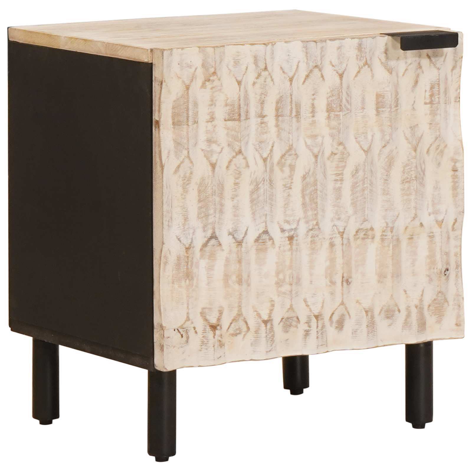 Cabinet de chevet 2 pcs Blanc 40 x 33,5 x 46 cm - XIOS