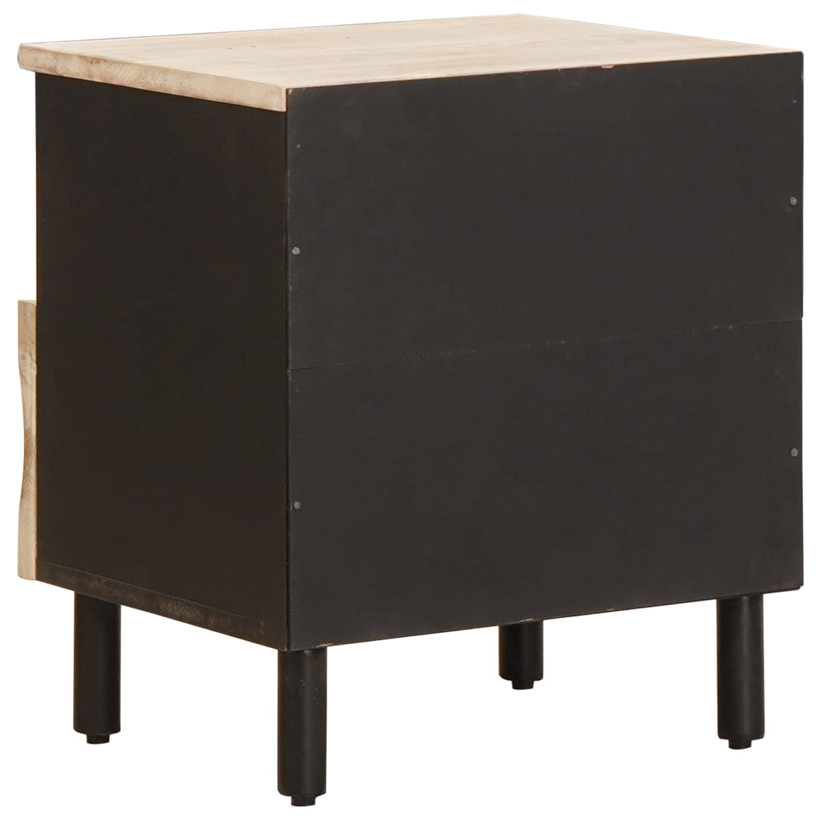 Cabinet de chevet avec tiroir 2 pcs Blanc 40 x 33 x 46 cm - XIOS
