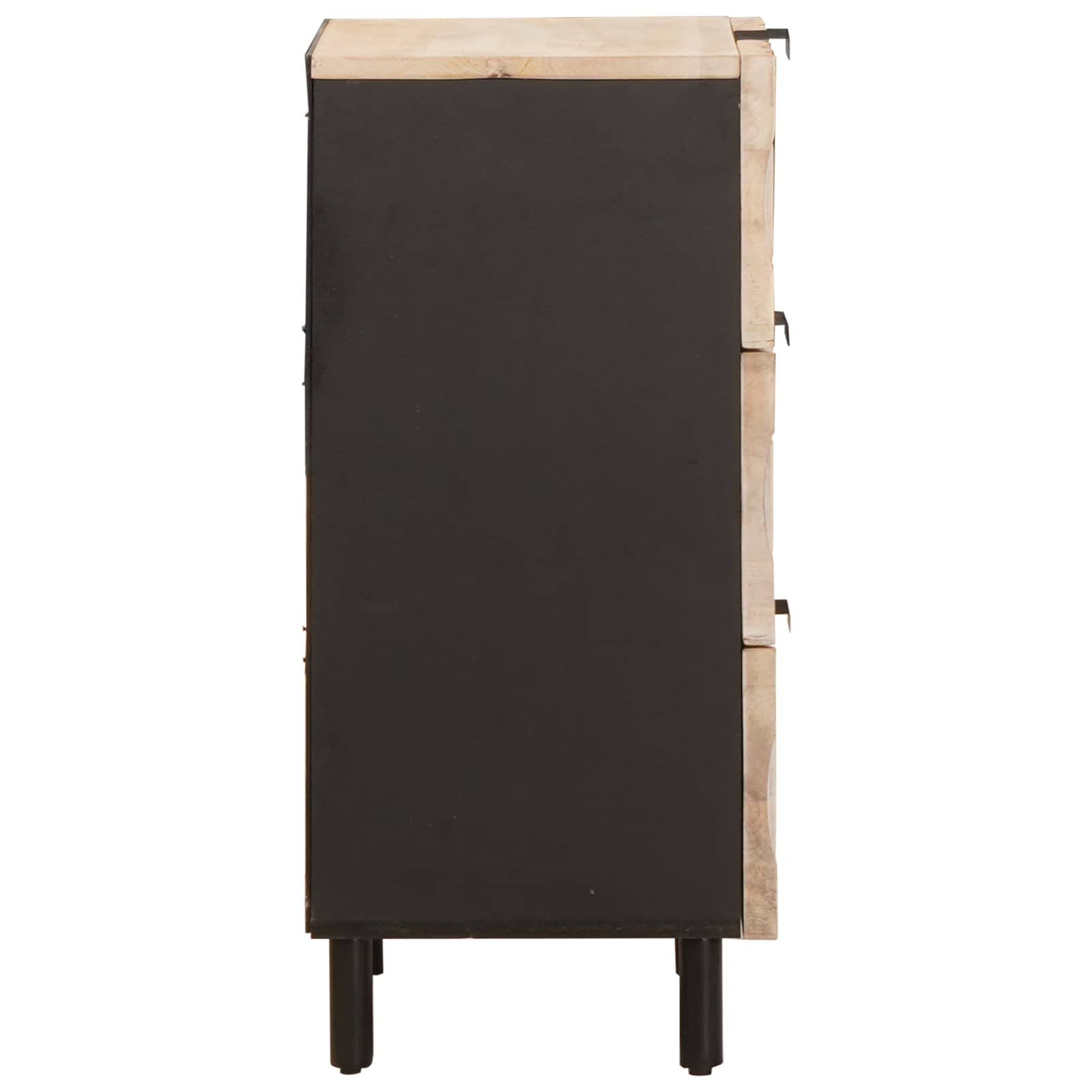 Buffet avec tiroir Finition Lavage Blanc 40 x 33,5 x 75 cm - XIOS