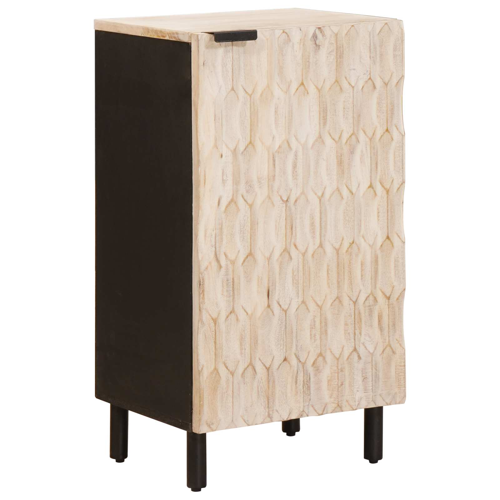 Buffet avec stockage Finition Lavage Blanc 40 x 33 x 75 cm - XIOS