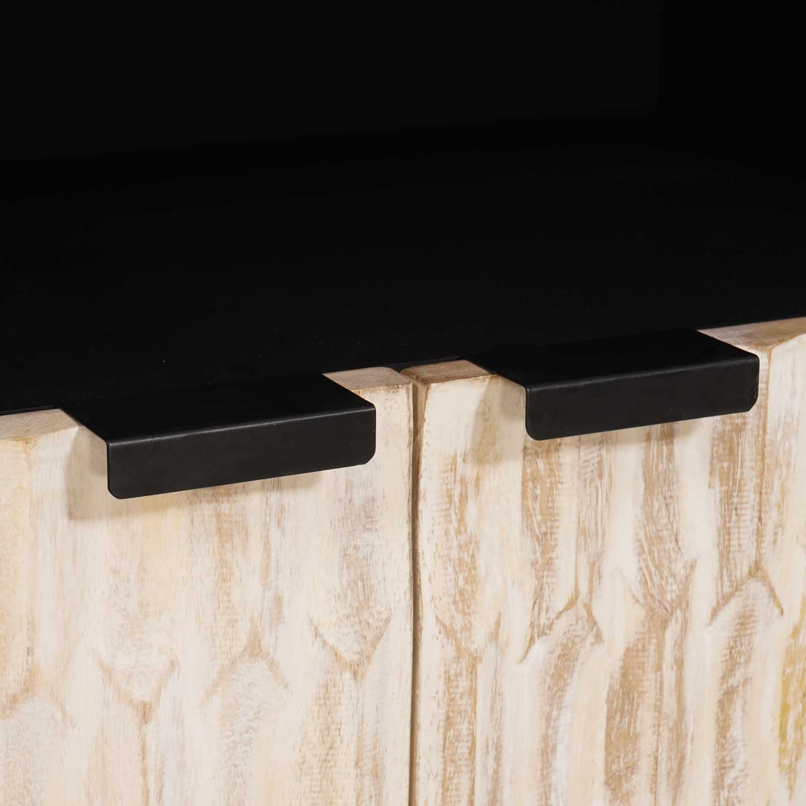 Buffet avec stockage Finition Lavage Blanc 60 x 33,5 x 75 cm - XIOS