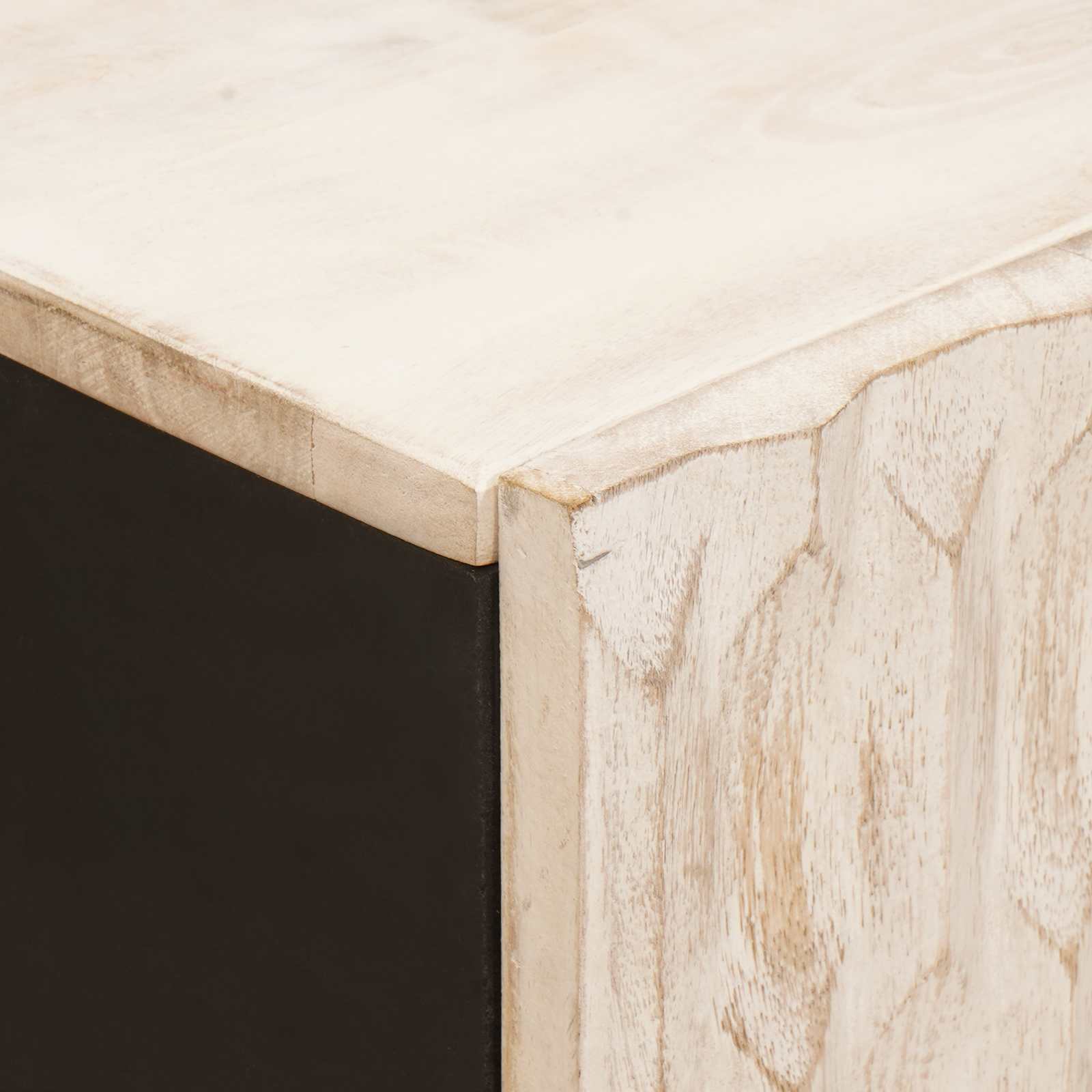 Buffet avec stockage Finition Lavage Blanc 60 x 33 x 75 cm - XIOS