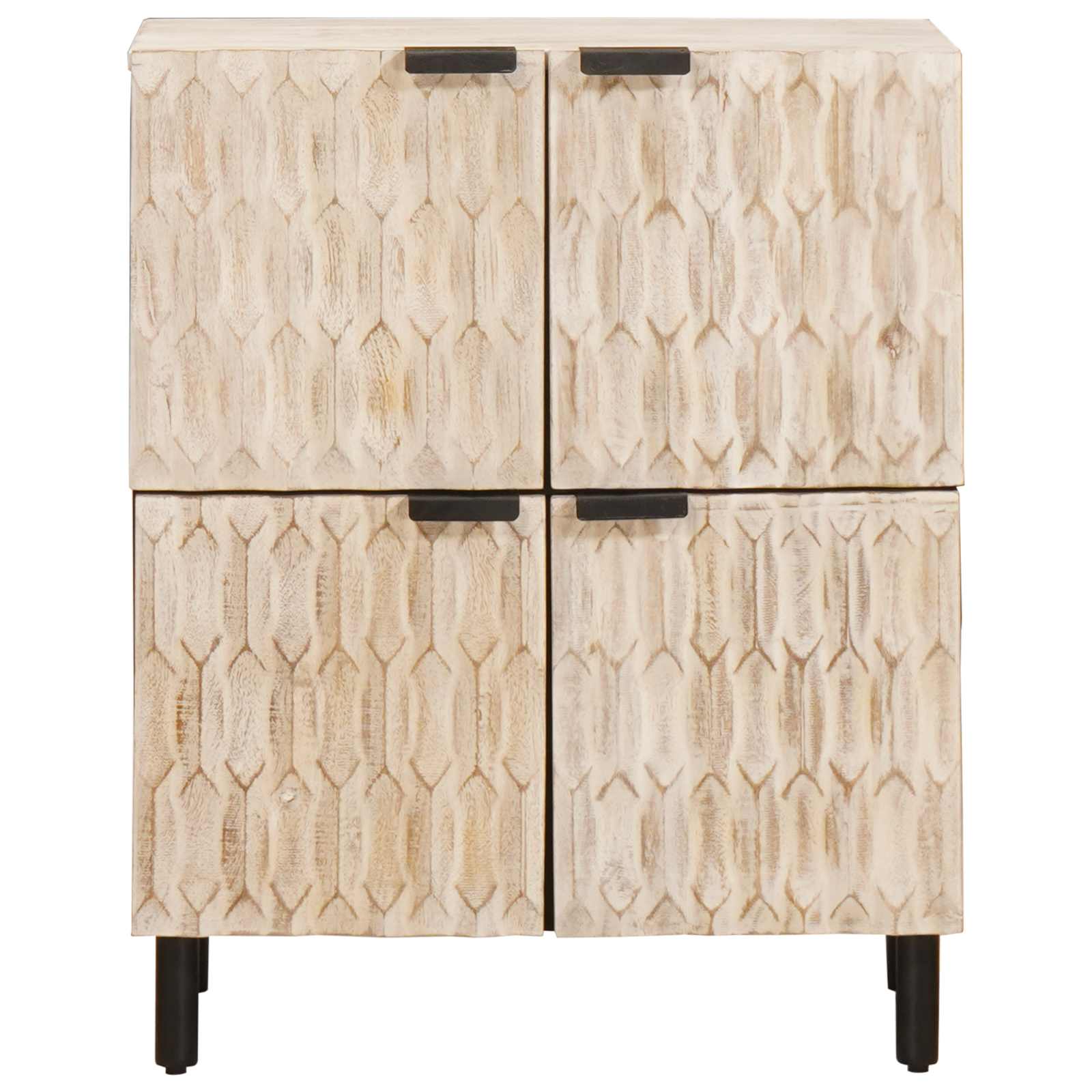 Buffet avec stockage Finition Lavage Blanc 60 x 33 x 75 cm - XIOS