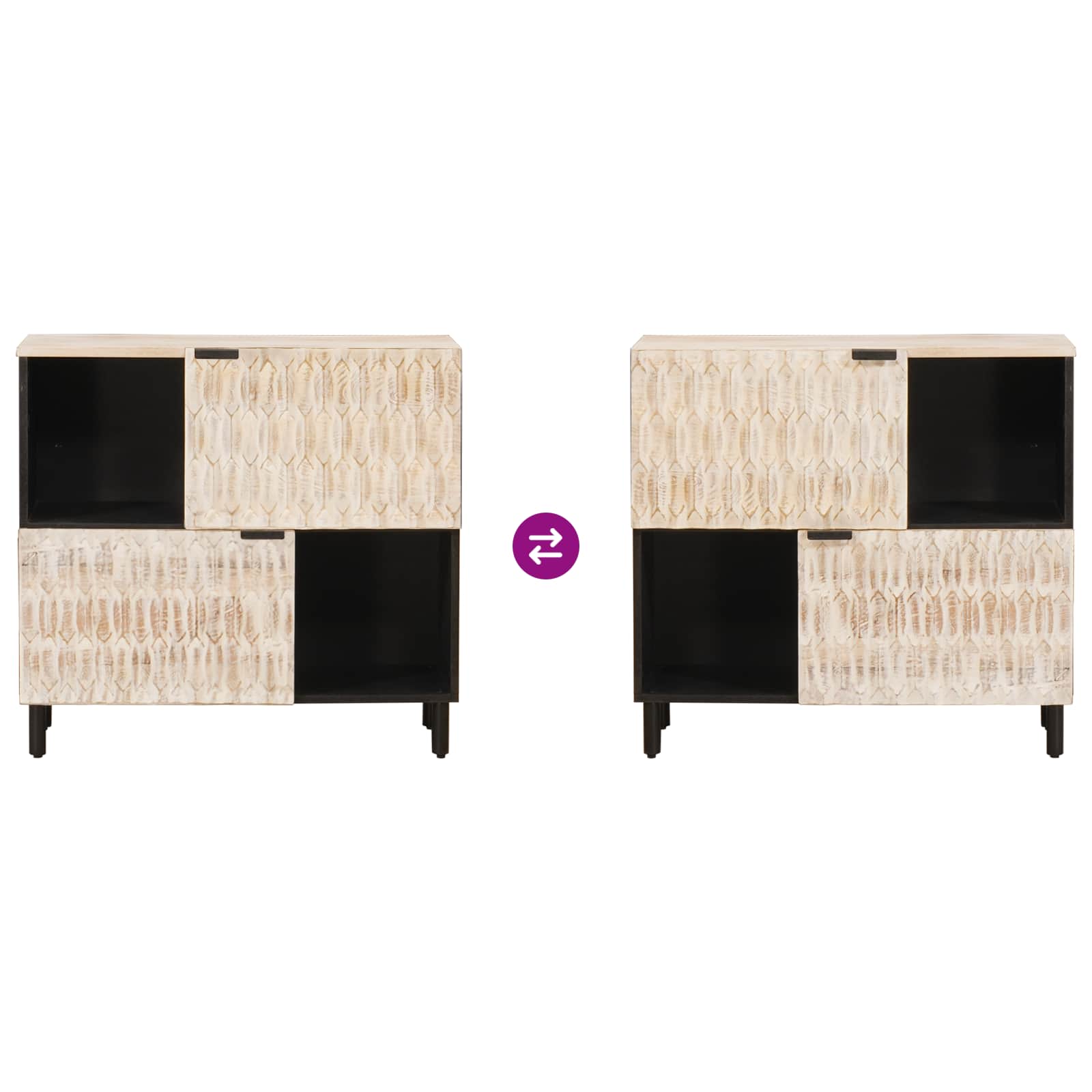 Buffet Uni Finition Lavage Blanc - XIOS