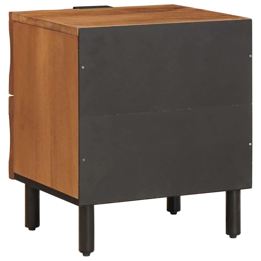 Cabinet de chevet avec tiroir 2 pcs Marron 40 x 33,5 x 46 cm - XIOS