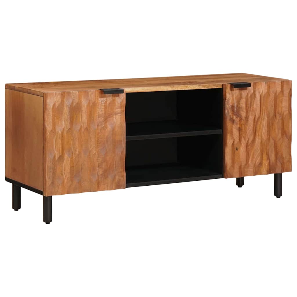 Meuble TV avec étagère Finition Acacia Brun 105 x 33,5 x 46 cm - XIOS