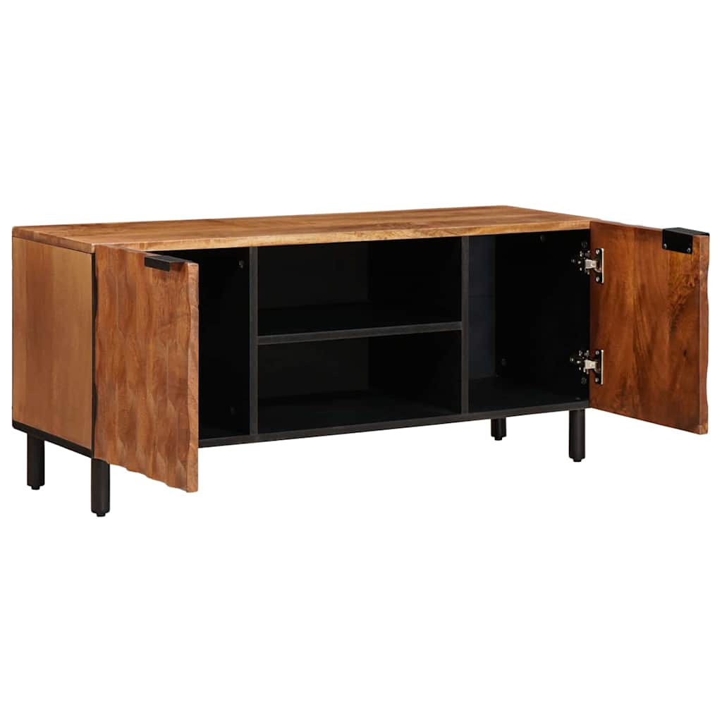 Meuble TV avec étagère Finition Acacia Brun 105 x 33,5 x 46 cm - XIOS