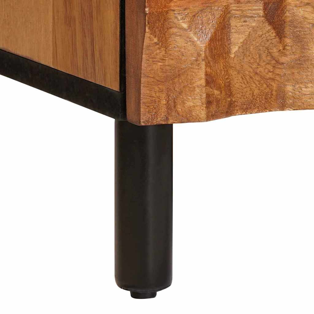 Meuble TV avec tiroir Finition Acacia Brun 70 x 33,5 x 46 cm - XIOS