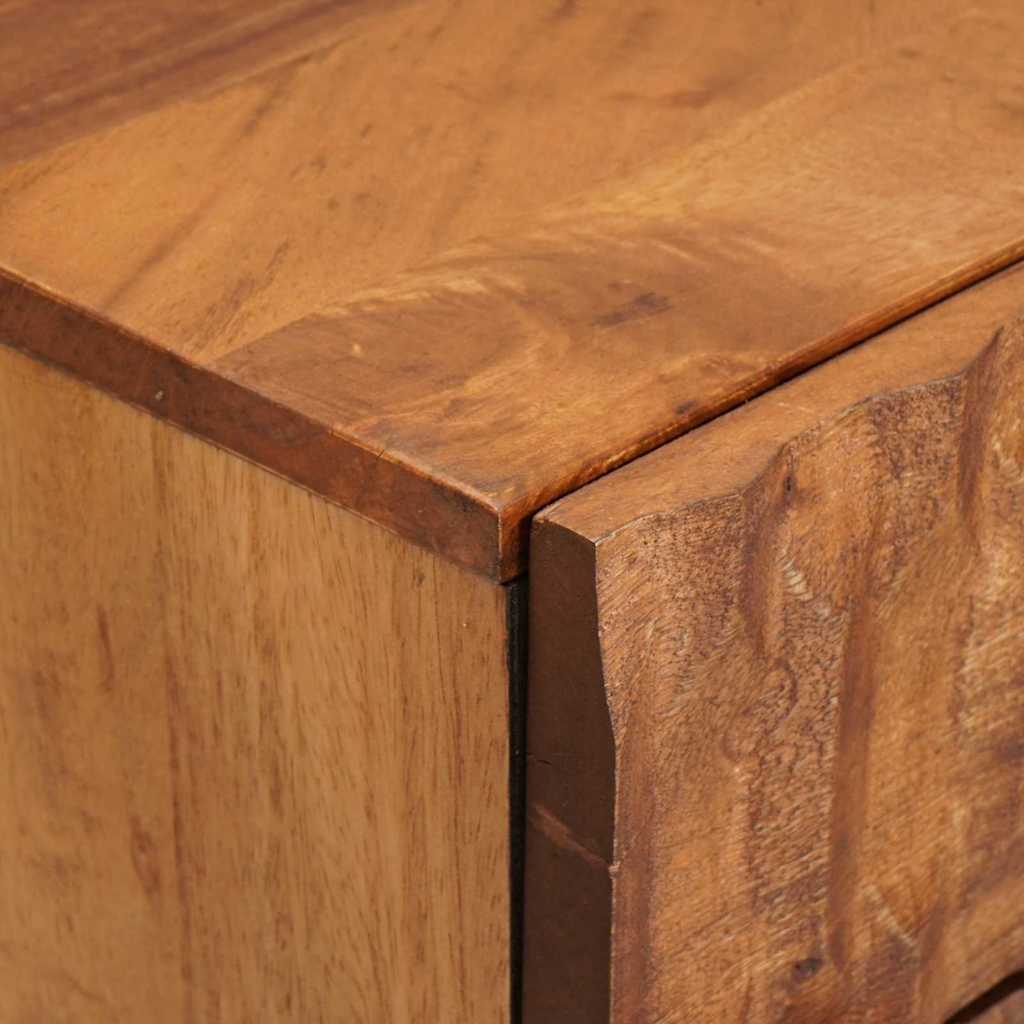 Cabinet de chevet Marron 50 x 33 x 60 cm Bois de mangue massif - XIOS