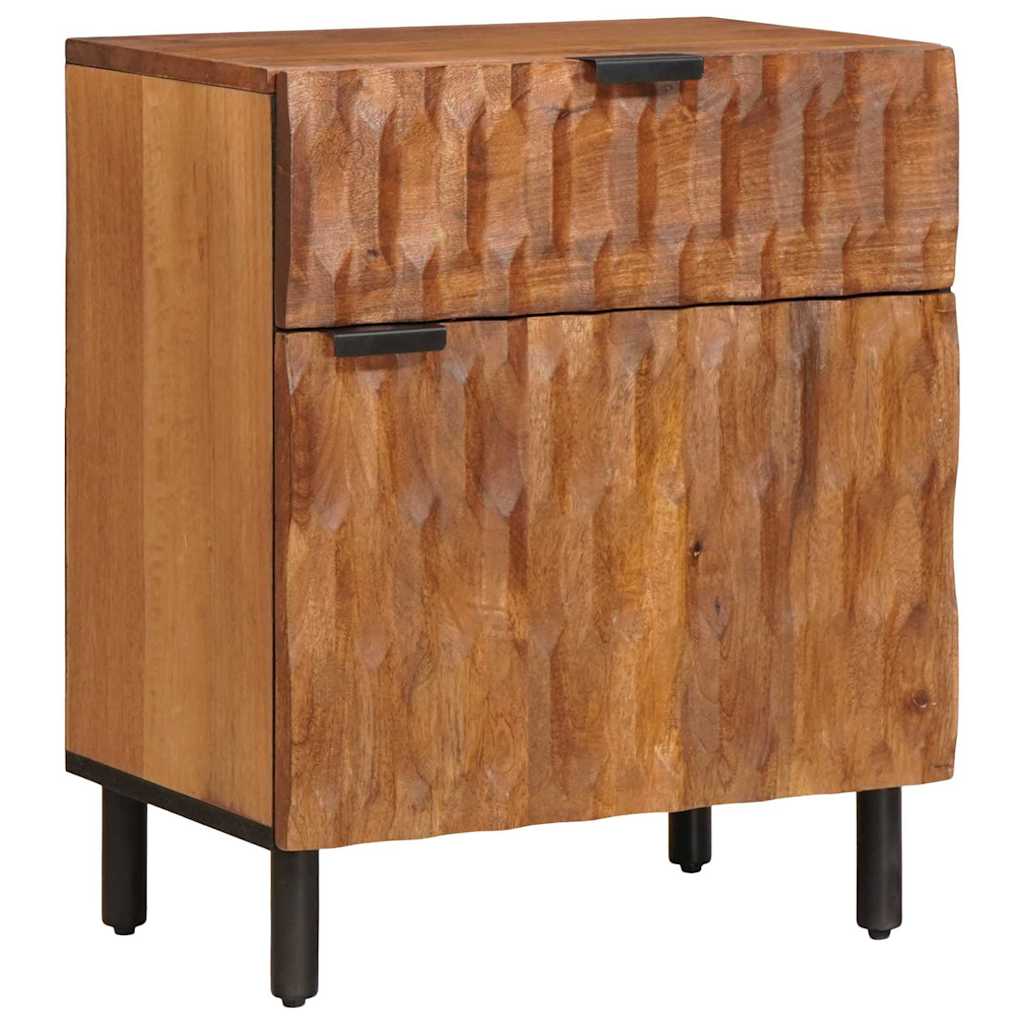 Cabinet de chevet Marron 50 x 33 x 60 cm Bois de mangue massif - XIOS