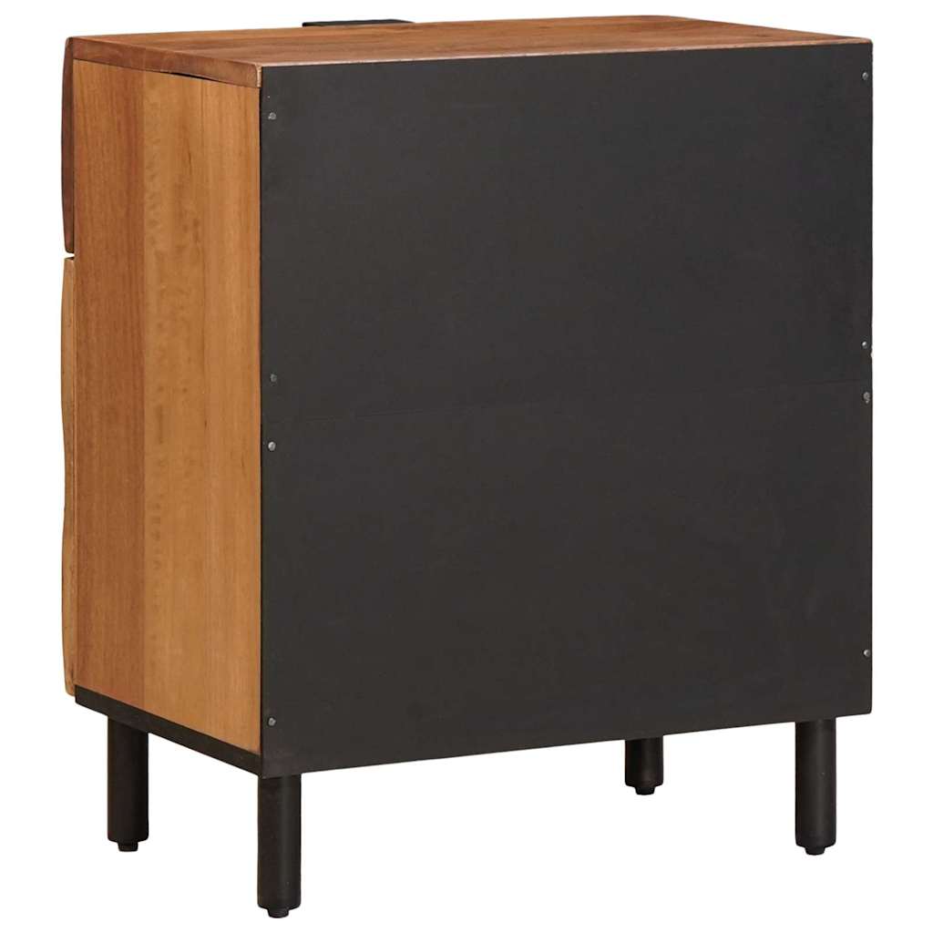 Cabinet de chevet Marron 50 x 33 x 60 cm Bois de mangue massif - XIOS