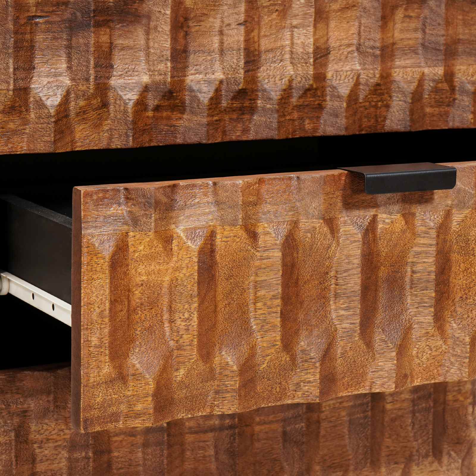 Cabinet de chevet Marron 50 x 33 x 62 cm Bois de mangue massif - XIOS