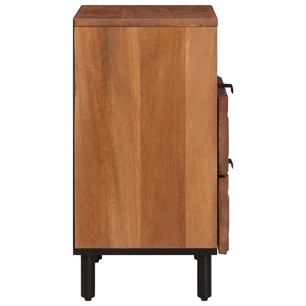 Cabinet de chevet Marron 50 x 33 x 60 cm Bois de mangue massif - XIOS