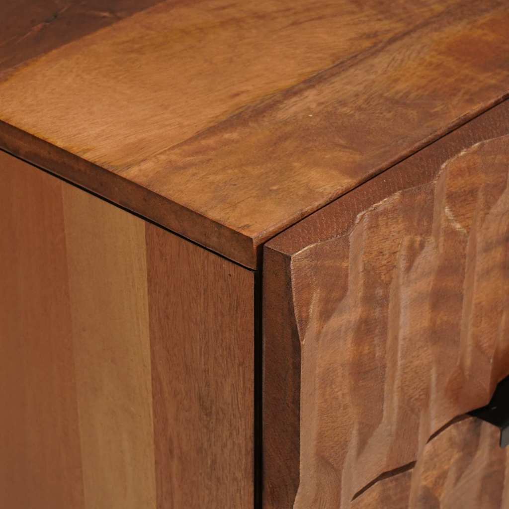 Cabinet de chevet Marron 50 x 33 x 60 cm Bois de mangue massif - XIOS