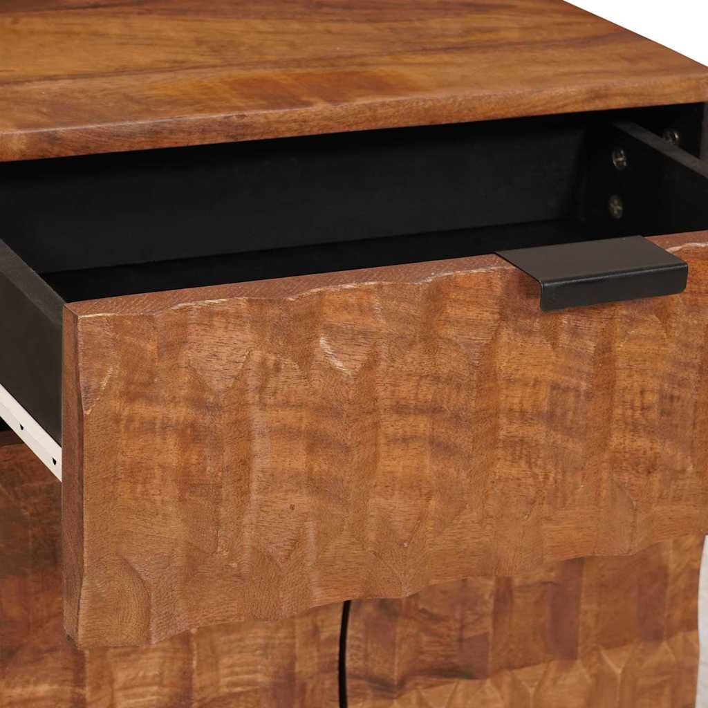 Cabinet de chevet Marron 50 x 33 x 60 cm Bois de mangue massif - XIOS