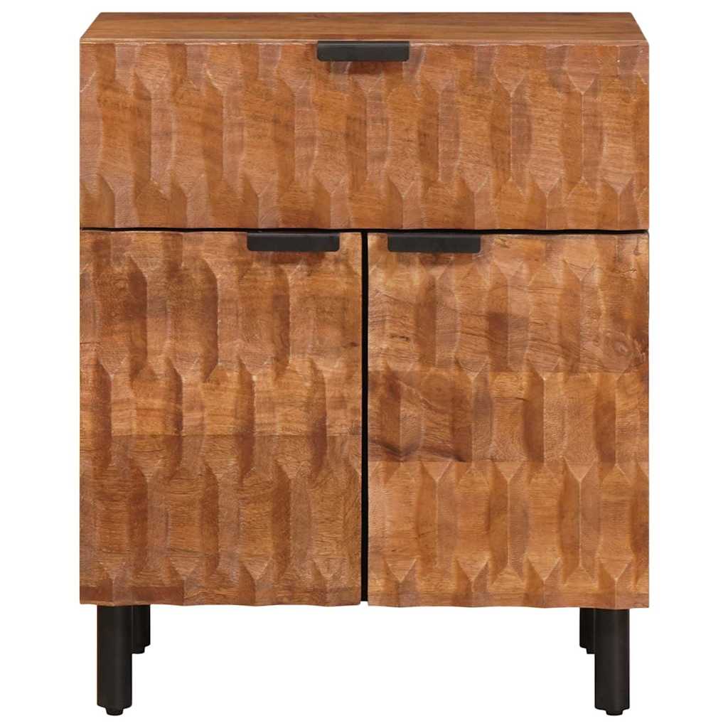 Cabinet de chevet Marron 50 x 33 x 60 cm Bois de mangue massif - XIOS