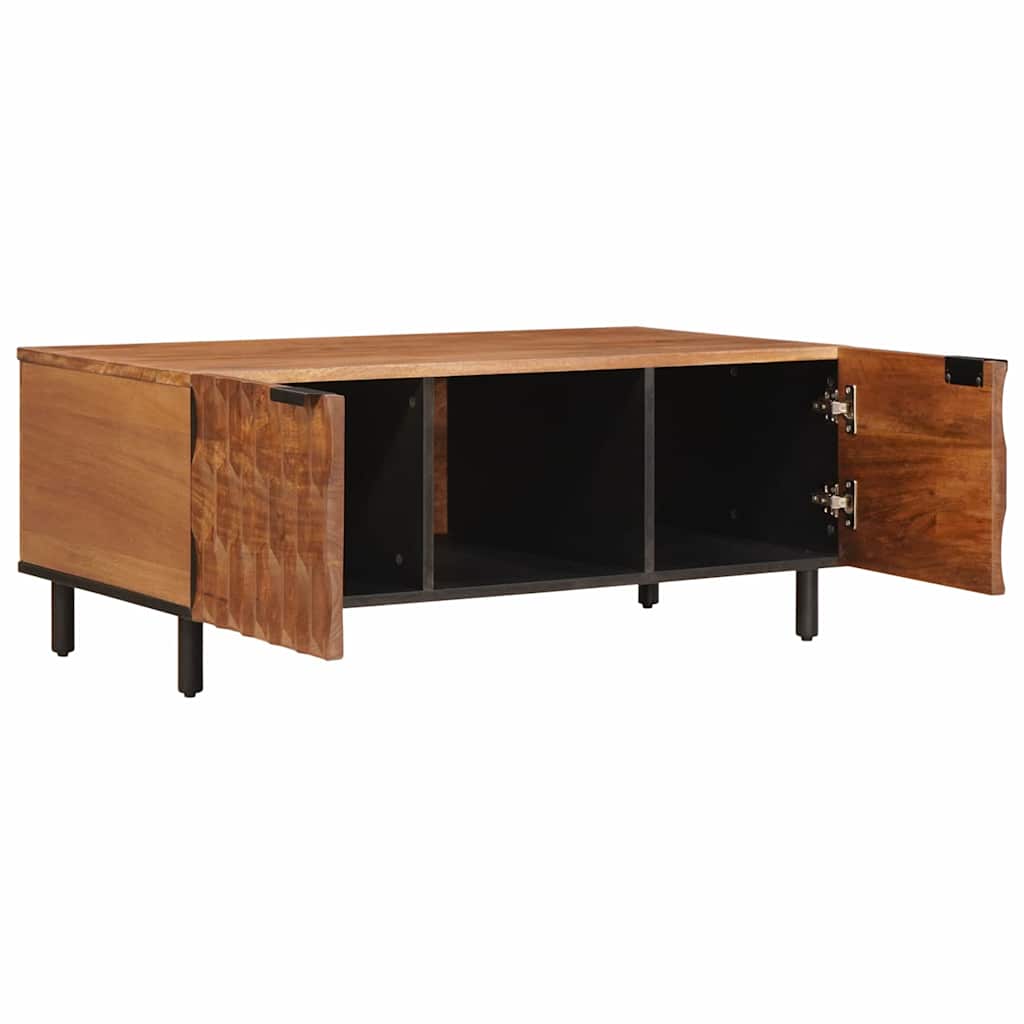 Table basse Marron 100 x 54 x 40 cm Bois de mangue massif - XIOS