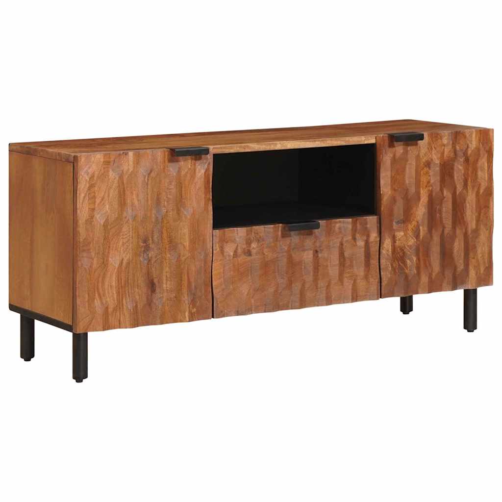 Meuble TV avec tiroir Finition Acacia Brun 105 x 33,5 x 46 cm - XIOS