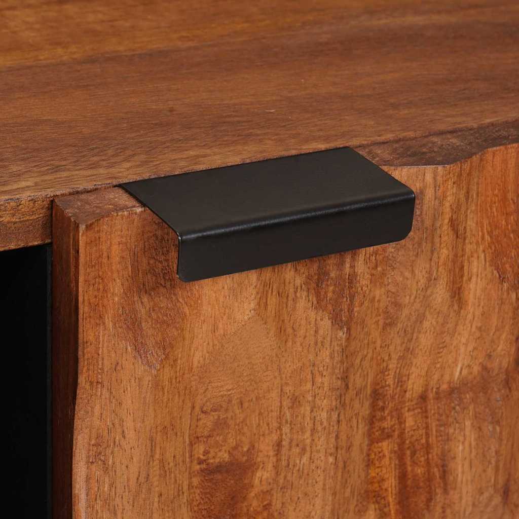 Meuble TV avec stockage Finition Acacia Brun 80 x 33 x 46 cm - XIOS