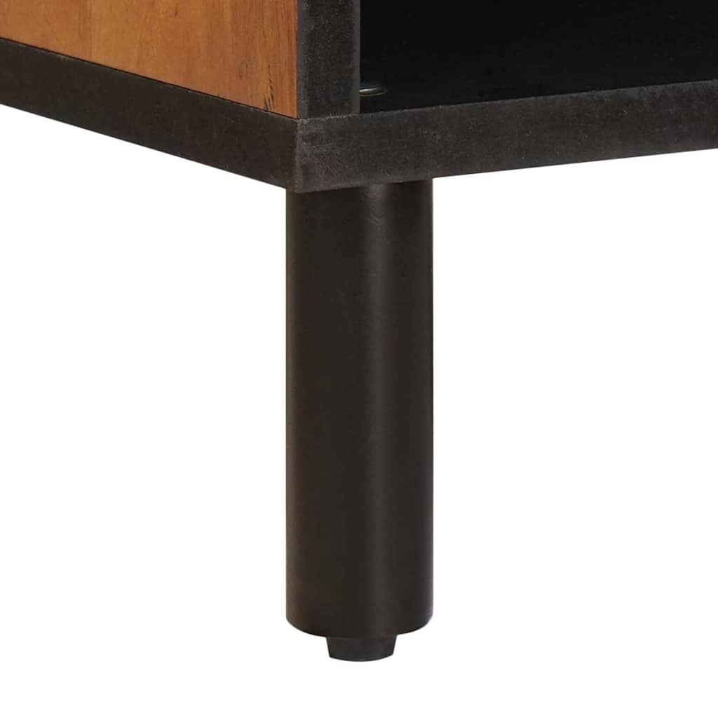 Meuble TV avec stockage Finition Acacia Brun 80 x 33 x 46 cm - XIOS