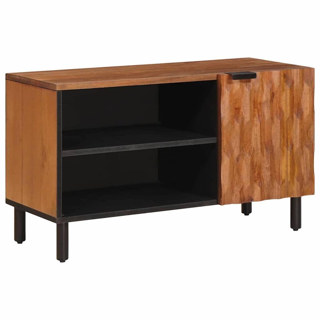 Meuble TV avec stockage Finition Acacia Brun 80 x 33 x 46 cm - XIOS