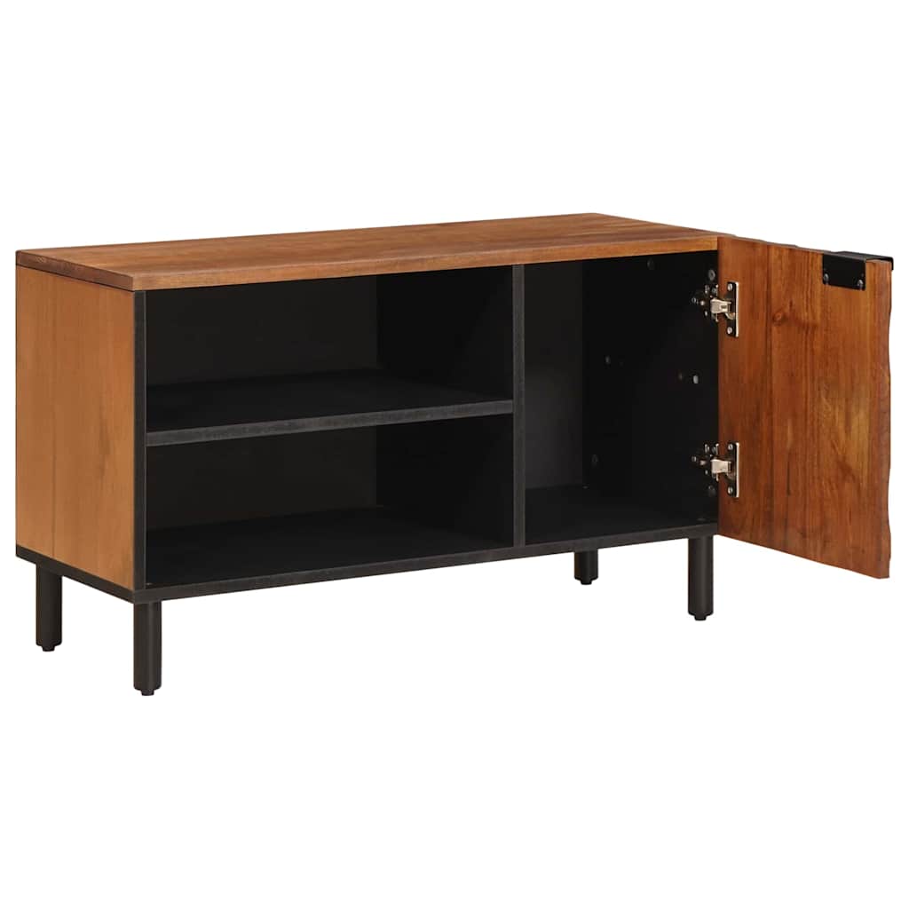 Meuble TV avec stockage Finition Acacia Brun 80 x 33 x 46 cm - XIOS