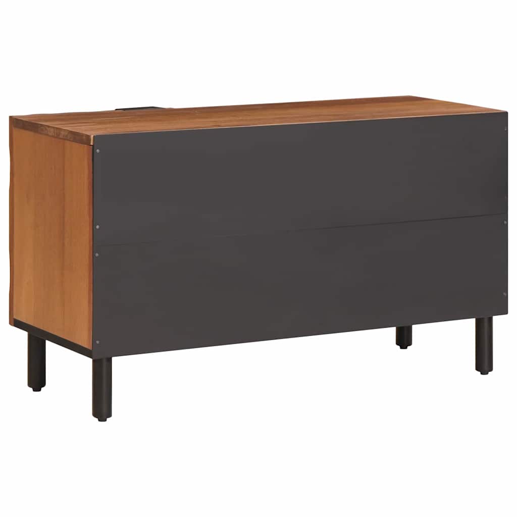 Meuble TV avec stockage Finition Acacia Brun 80 x 33 x 46 cm - XIOS