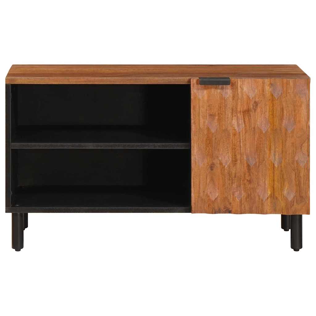 Meuble TV avec stockage Finition Acacia Brun 80 x 33 x 46 cm - XIOS