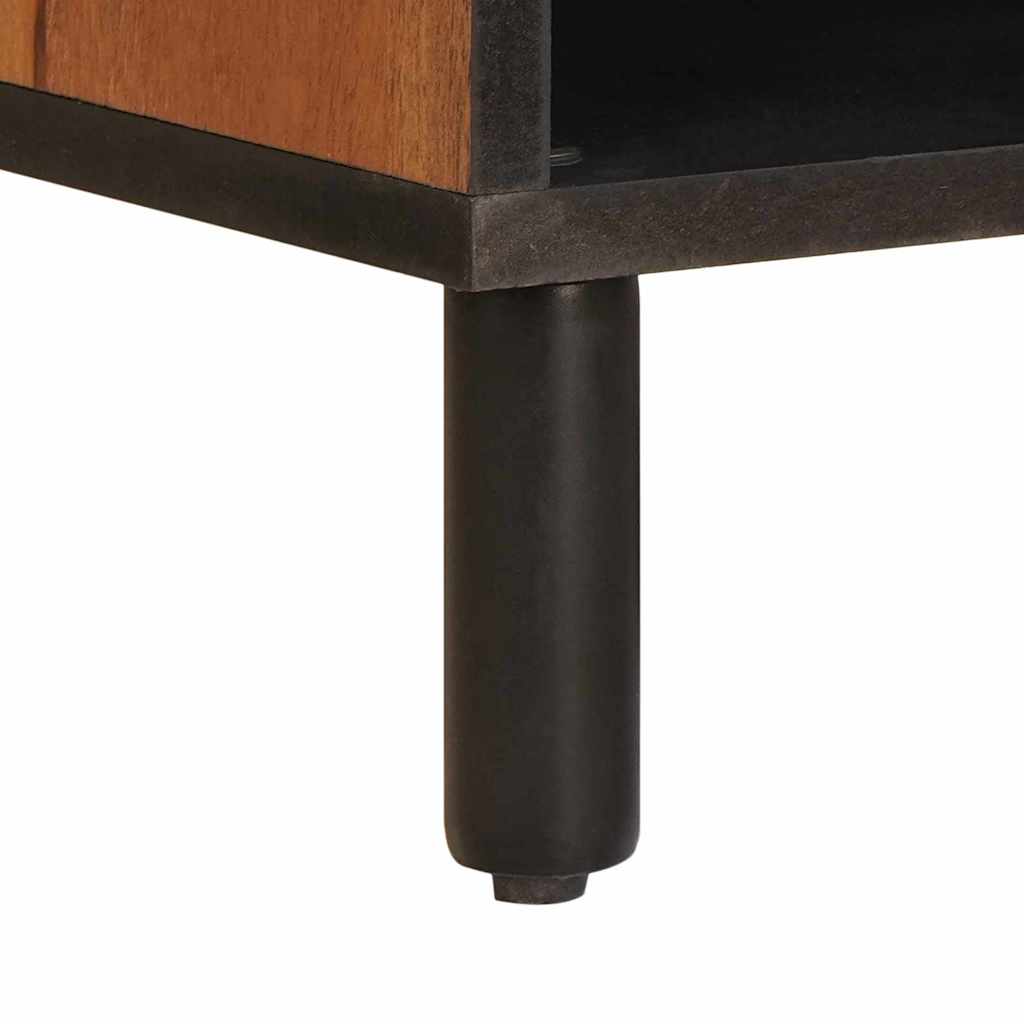 Meuble TV avec tiroir Finition Acacia Brun 80 x 33 x 46 cm - XIOS
