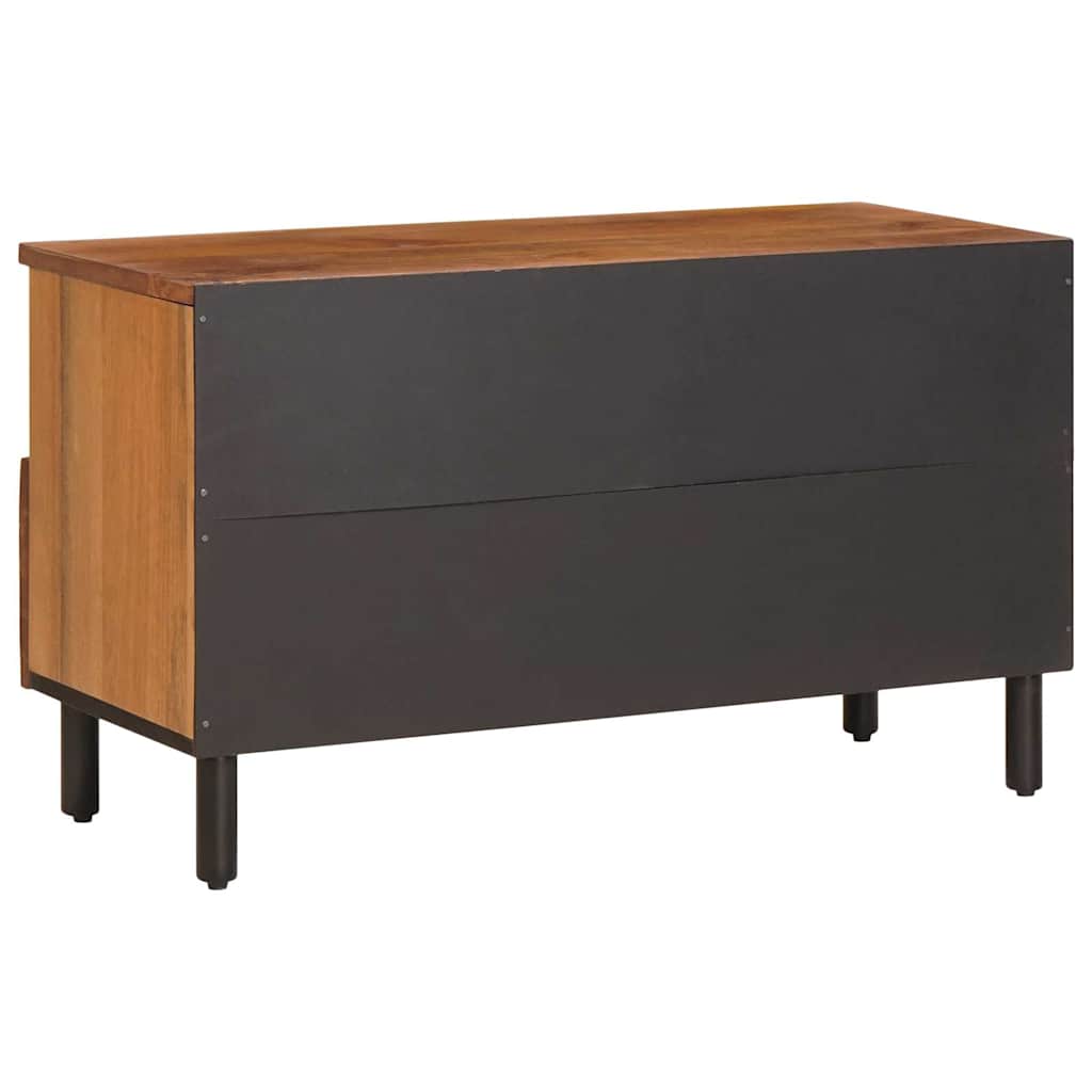 Meuble TV avec tiroir Finition Acacia Brun 80 x 33,5 x 46 cm - XIOS