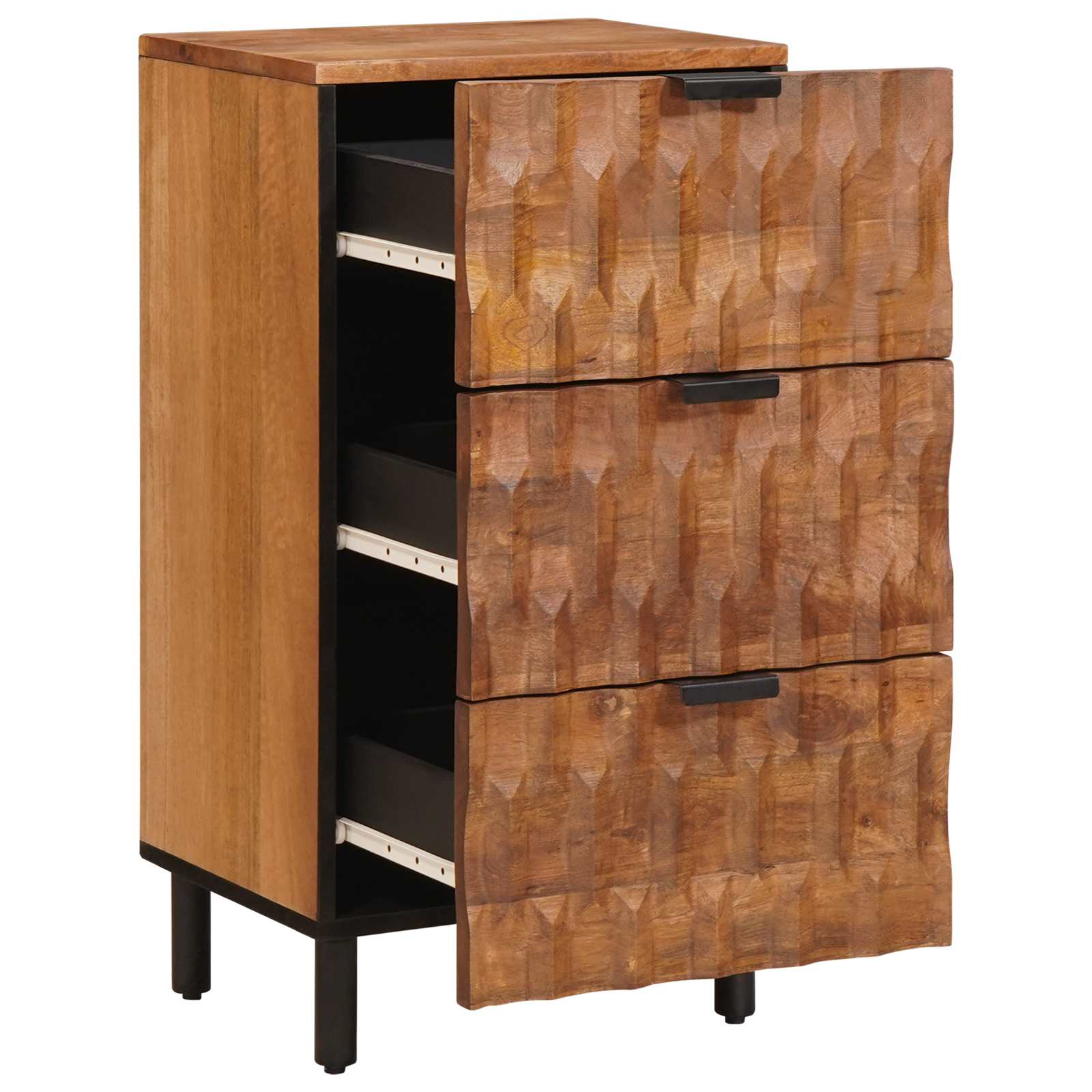 Buffet avec tiroir Finition Acacia Brun 40 x 33,5 x 75 cm - XIOS