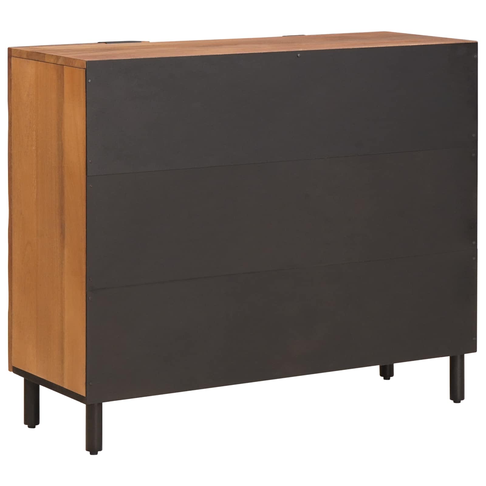 Buffet avec étagère Finition Acacia Brun 90 x 33 x 75 cm - XIOS