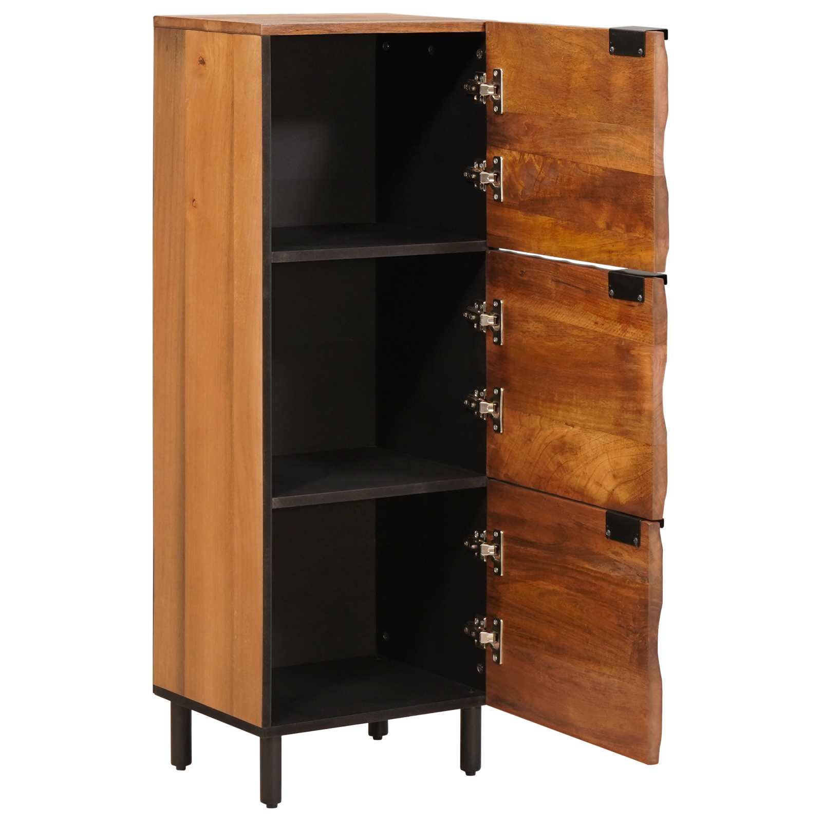 Haut Armoire avec porte Finition Acacia Brun 40 x 33 x 110 cm - XIOS
