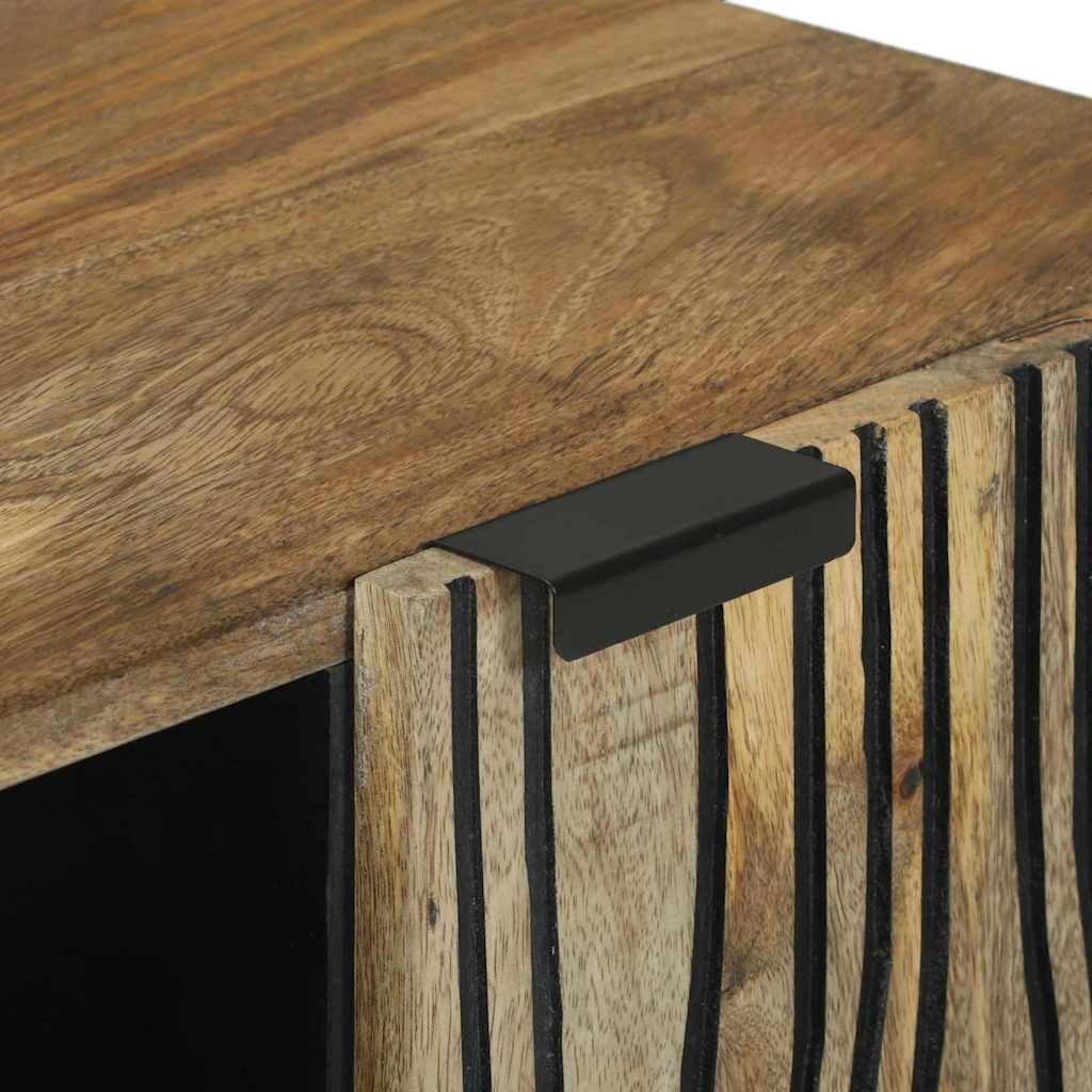 Meuble TV Marron 105 x 33 x 46 cm bois de manguier massif - XIOS