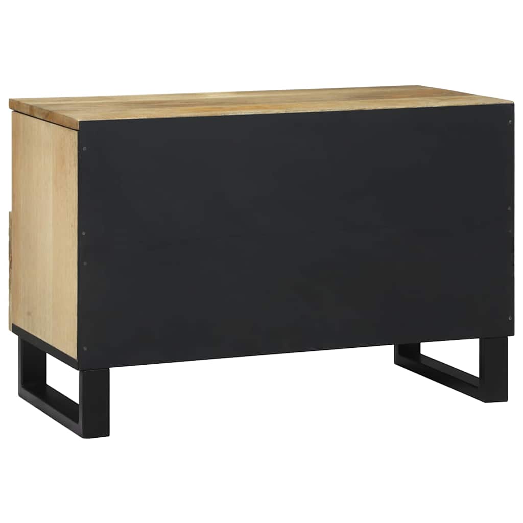 Meuble TV Marron 70 x 33 x 46 cm bois de manguier massif - XIOS
