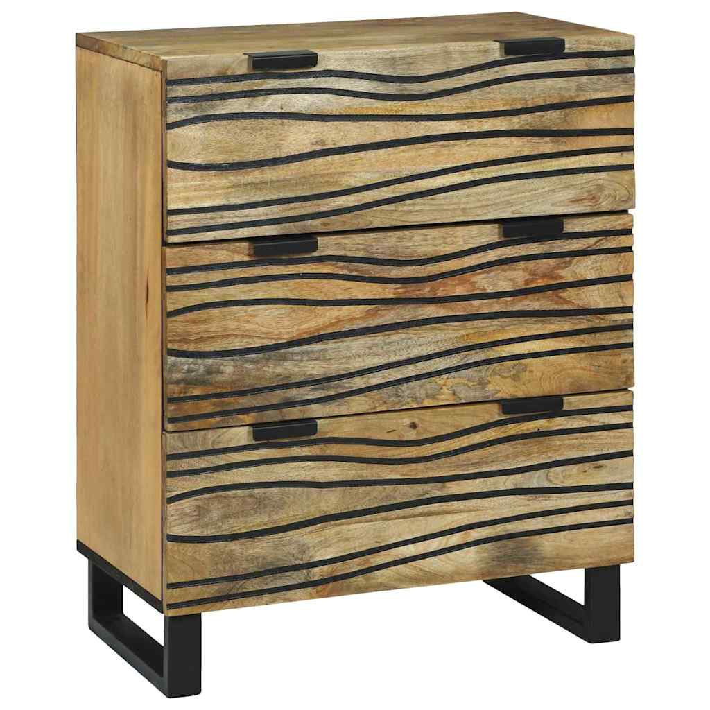 Buffet Marron 60 x 33.5 x 75 cm Bois de manguier massif - XIOS
