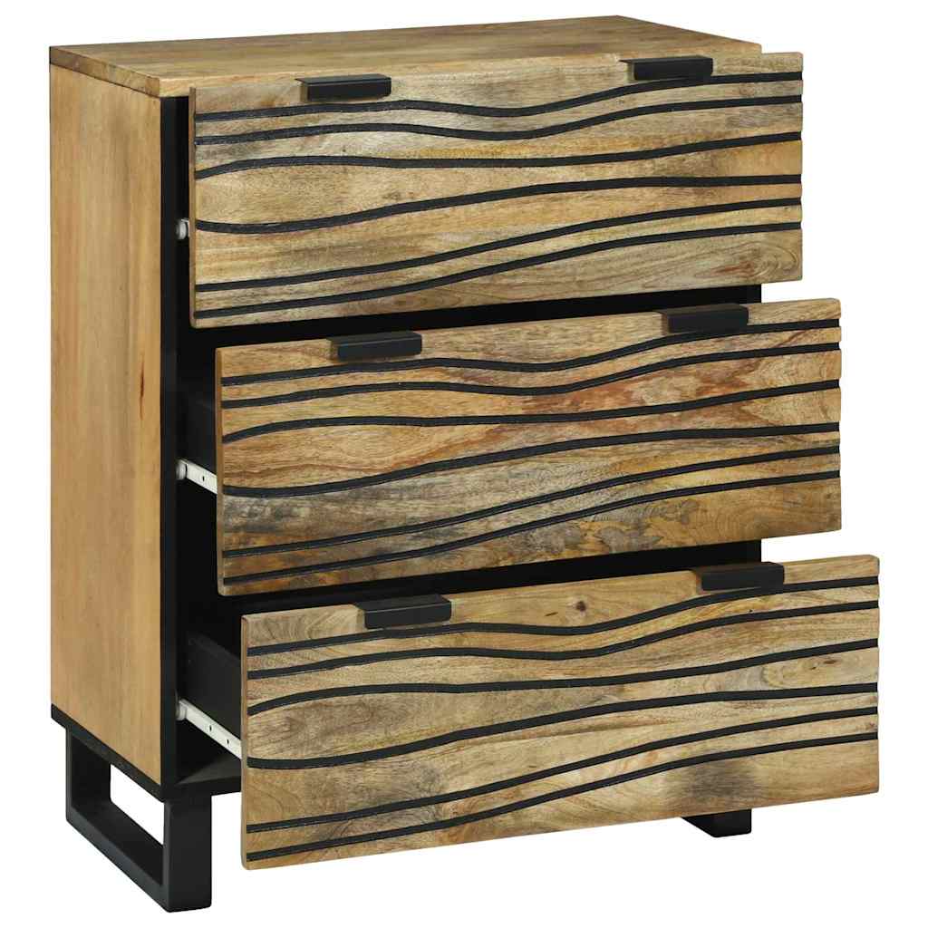 Buffet Marron 60 x 33.5 x 75 cm Bois de manguier massif - XIOS