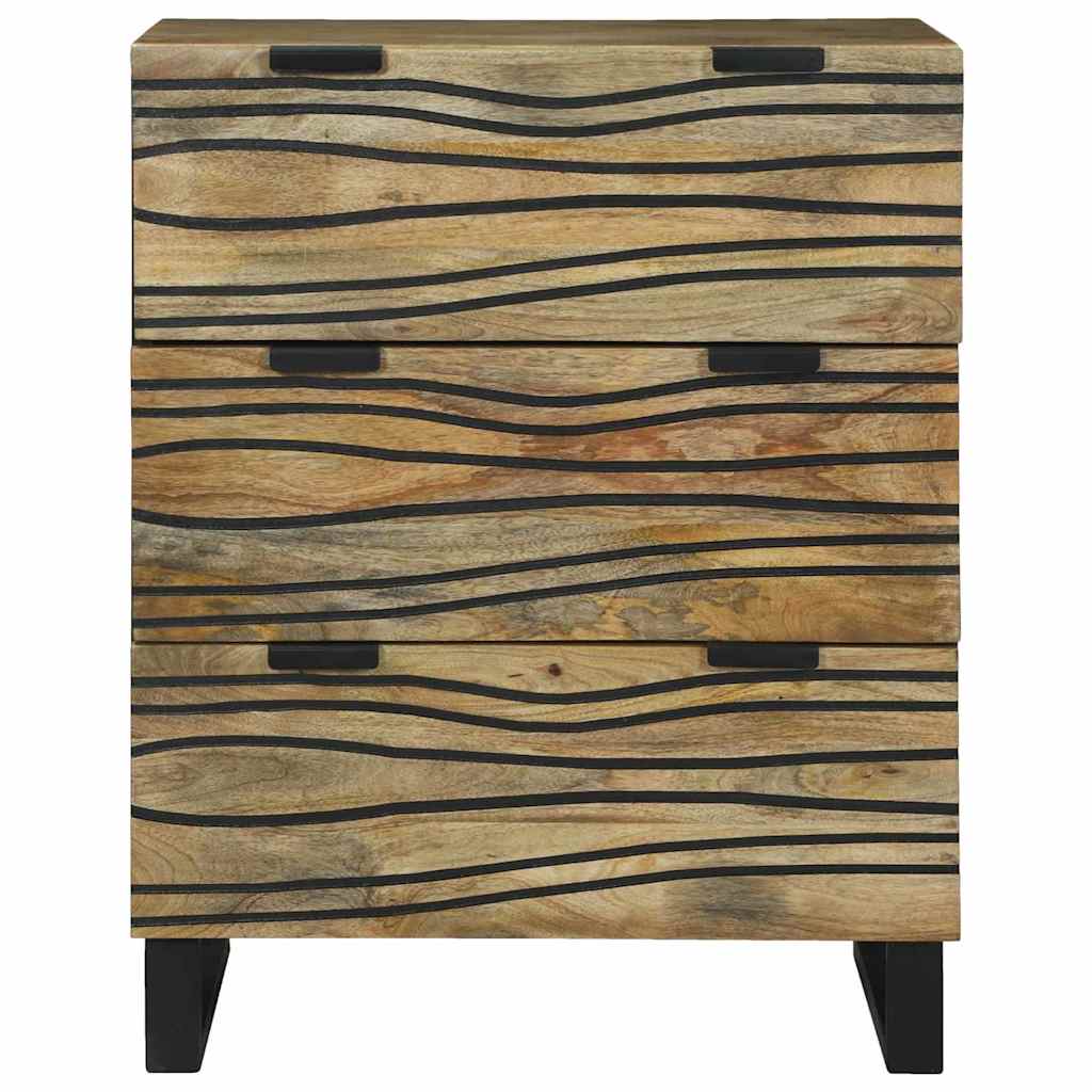 Buffet Marron 60 x 33.5 x 75 cm Bois de manguier massif - XIOS