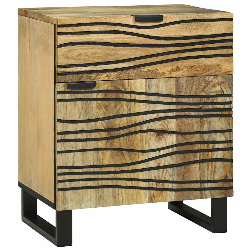 Table de chevet Naturel 50 x 33 x 60 cm Bois d'ingénierie - XIOS
