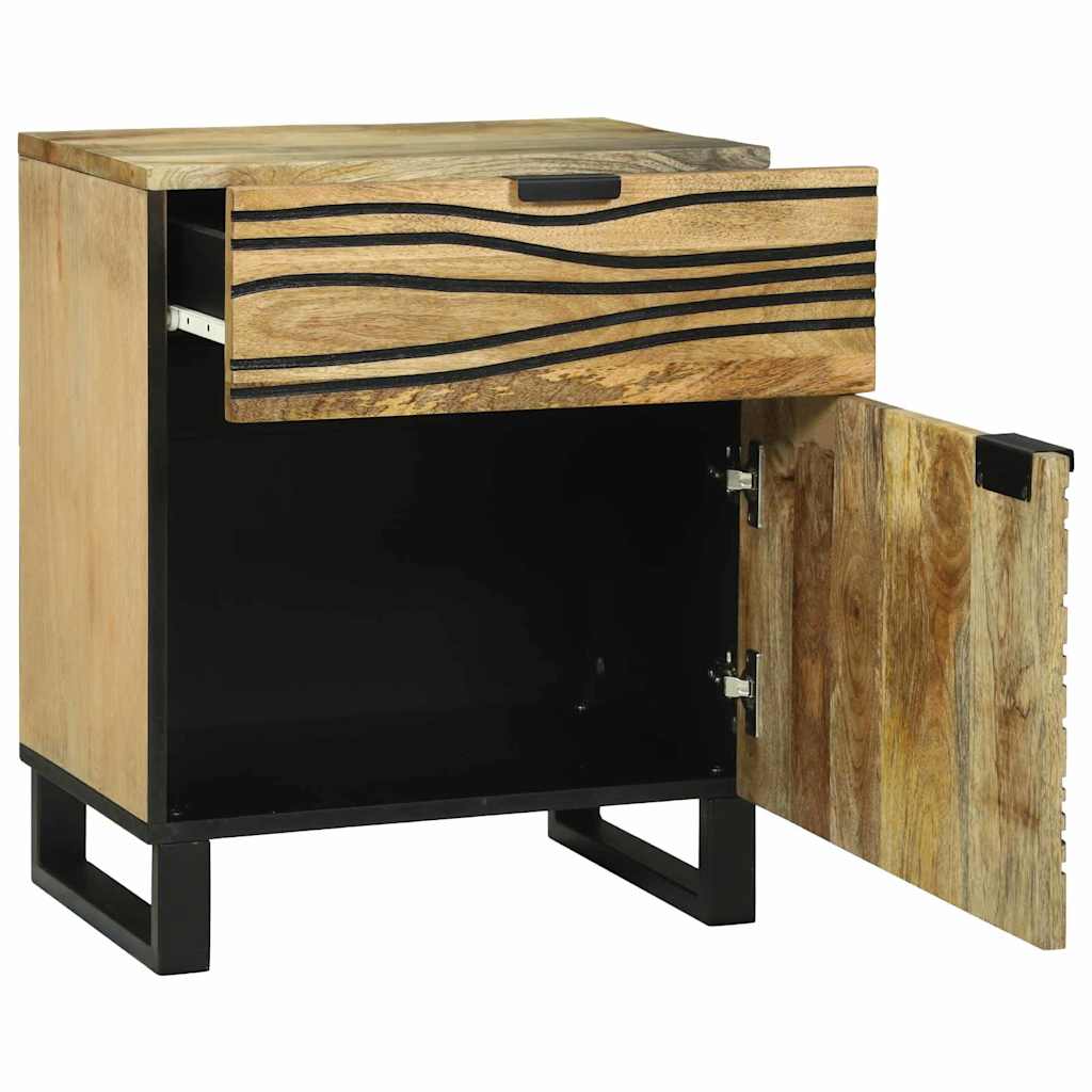 Table de chevet Naturel 50 x 33 x 60 cm Bois d'ingénierie - XIOS