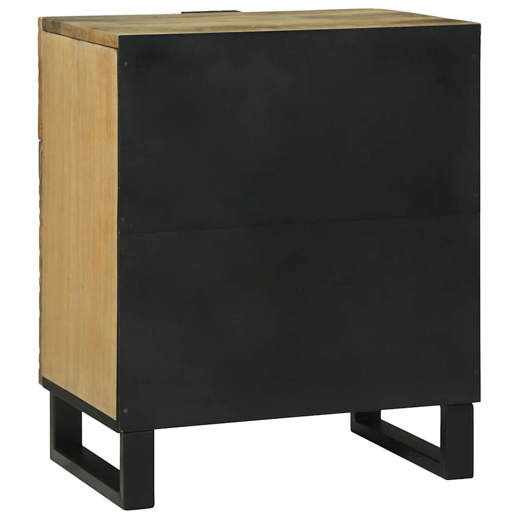Table de chevet Naturel 50 x 33 x 60 cm Bois d'ingénierie - XIOS