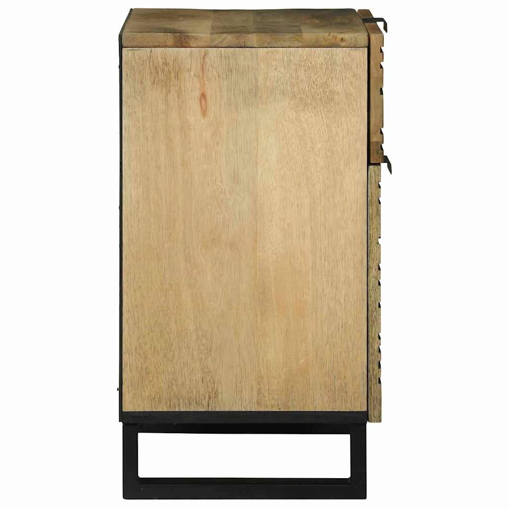 Table de chevet Naturel 50 x 33 x 60 cm Bois d'ingénierie - XIOS