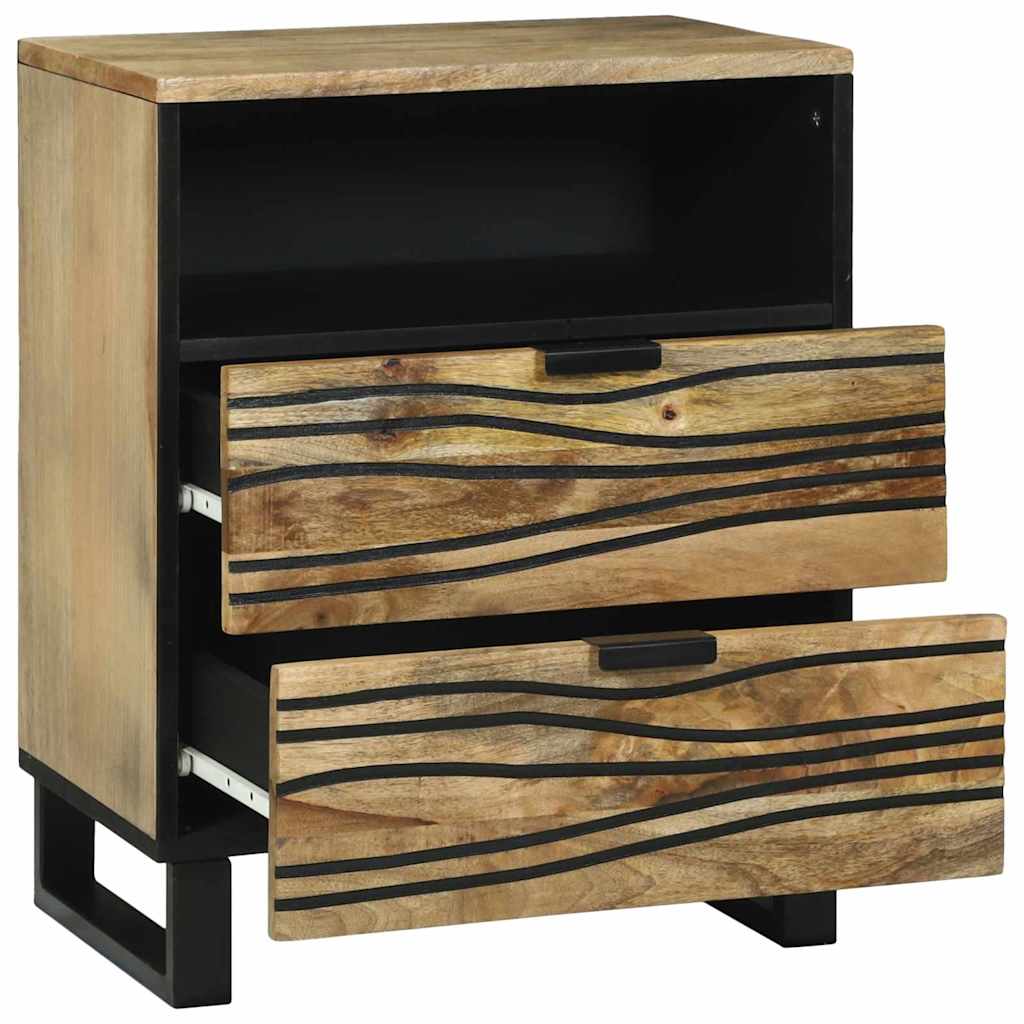 Table de chevet Naturel 50 x 33 x 62 cm Bois d'ingénierie - XIOS